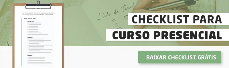 Checklist para curso presencial